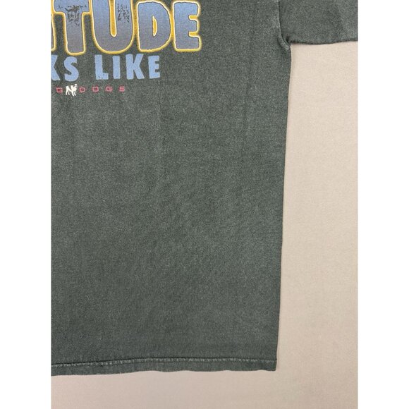 Vintage Y2K Big Dogs What Attitude Looks Like Fun Joke Humor Saying Promo Rare T - Picture 6 of 10
